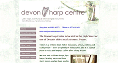 Desktop Screenshot of devonharpcentre.co.uk